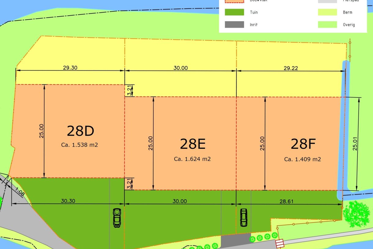 Te Koop: Foto Bouwgrond aan de Jaagpad 28D in De Kwakel