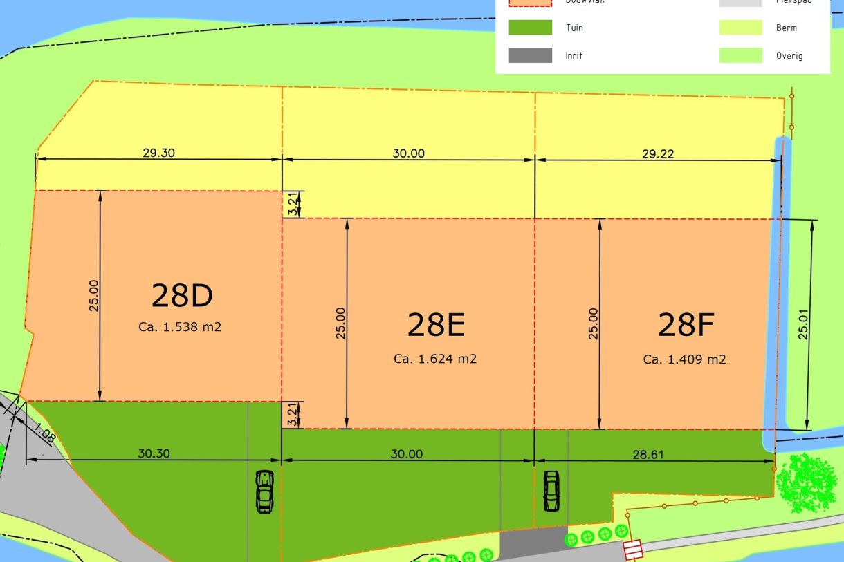 Te Koop: Foto Bouwgrond aan de Jaagpad 28F in De Kwakel