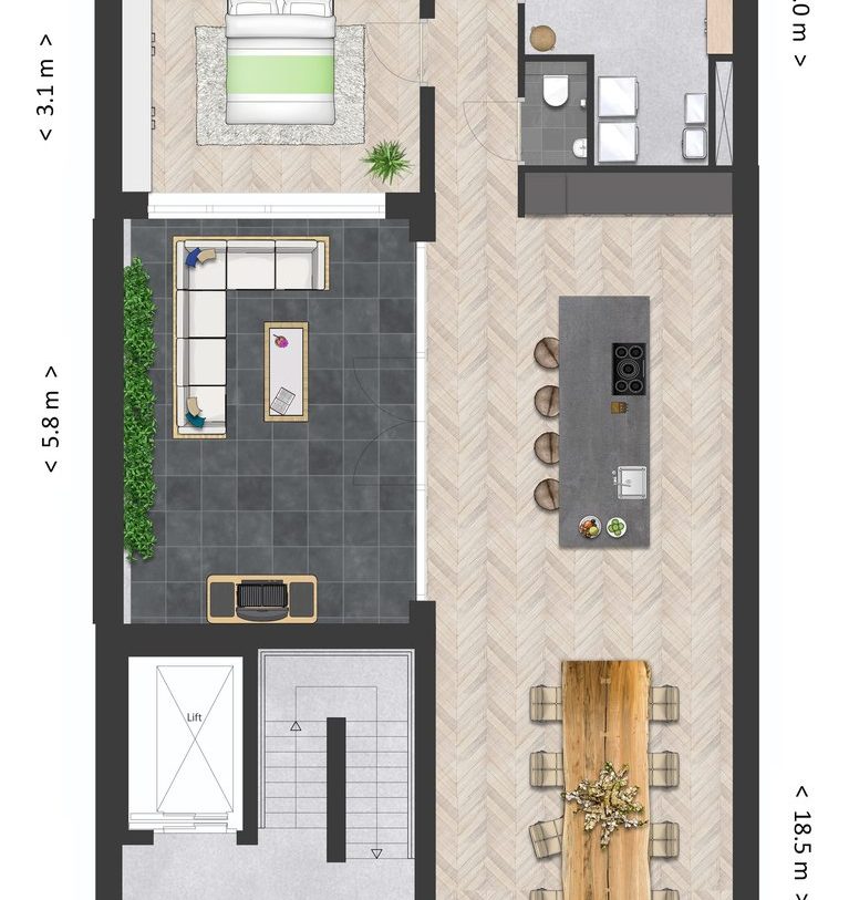 Te Koop: Foto Appartement aan de Dorpsstraat 103a in Nieuwkoop