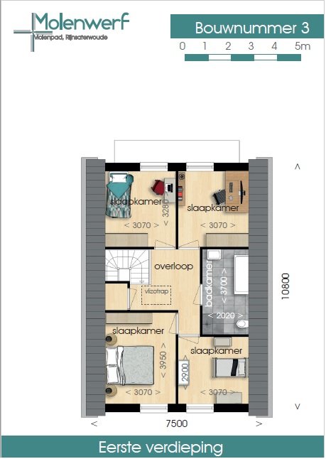 Te Koop: Foto Woonhuis aan de Bouwnummer 3 in Rijnsaterwoude