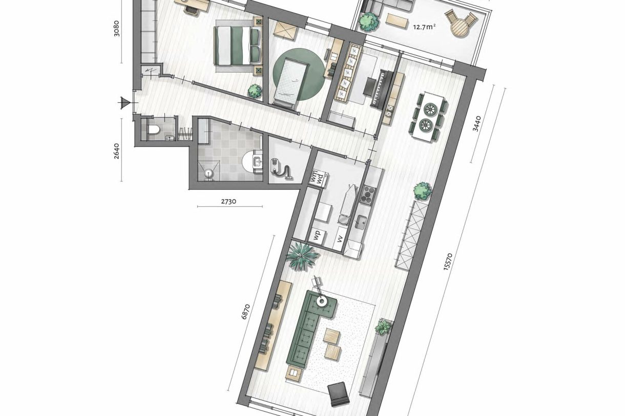 Te Koop: Foto Appartement aan de Kade Zuid in Zutphen