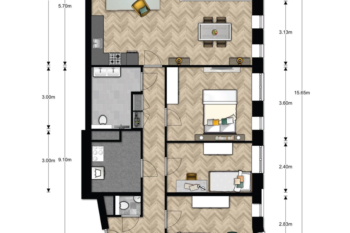 Te Koop: Foto Appartement aan de Minervasingel (bwnr. 028) 28 in Arnhem