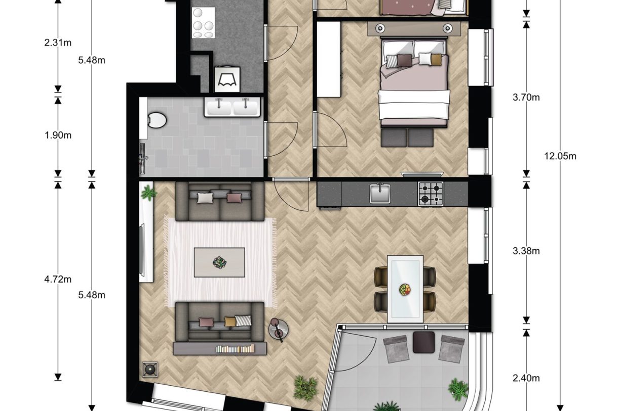 Te Koop: Foto Appartement aan de Minervasingel (bwnr. 026) 26 in Arnhem