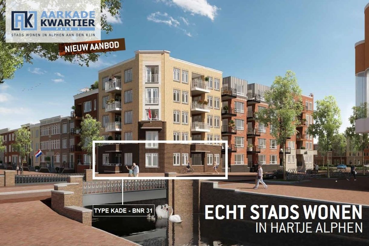 Te Koop: Foto Appartement aan de Kade 31 in Alphen aan den Rijn