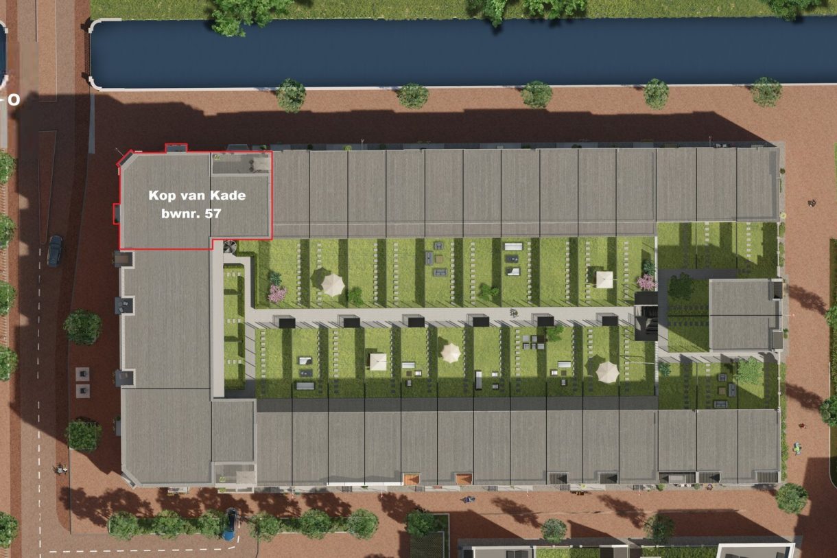 Te Koop: Foto Appartement aan de Kop van Kade 57 in Alphen aan den Rijn