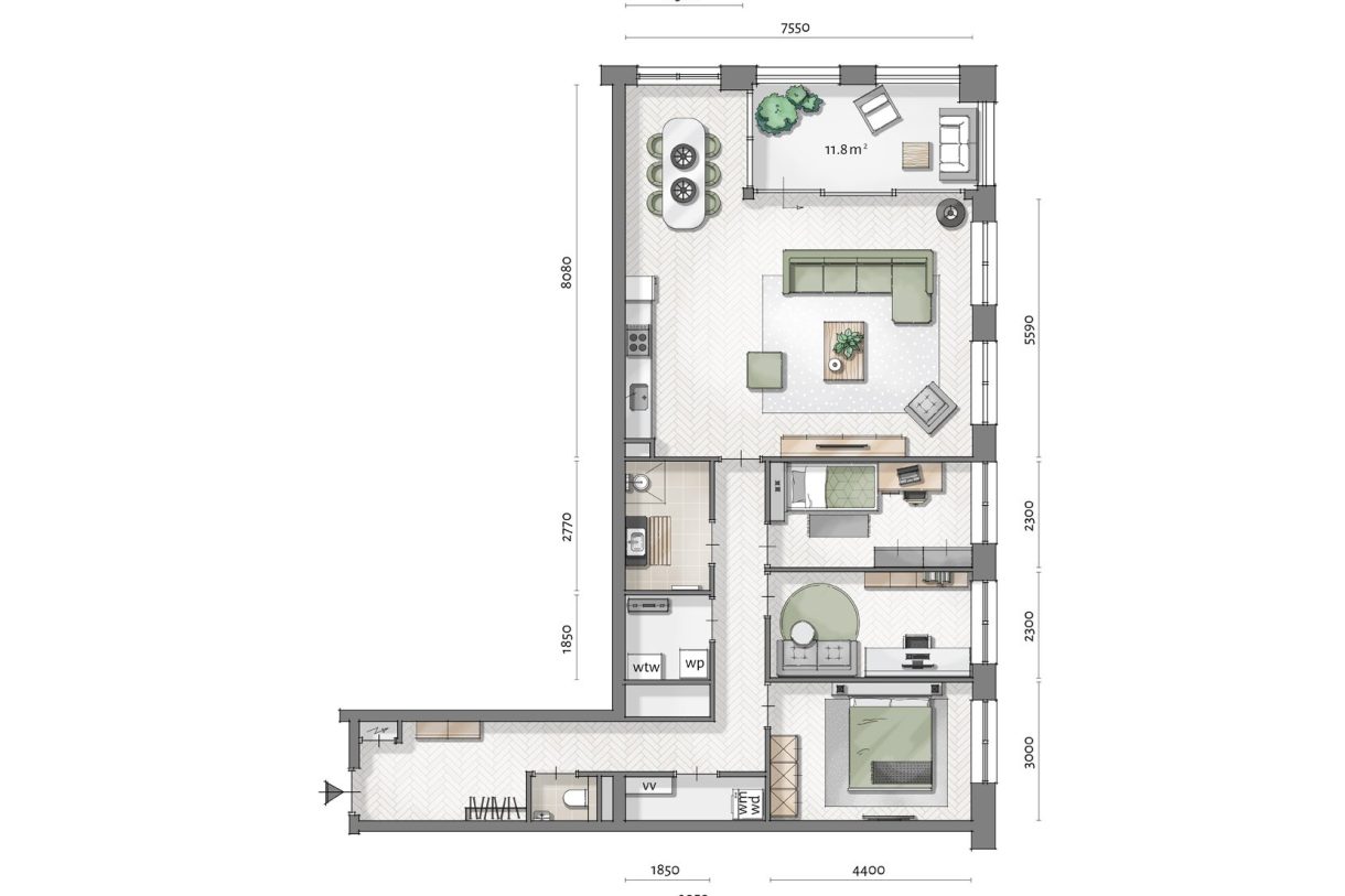 Te Koop: Foto Appartement aan de Kade Zuid in Zutphen