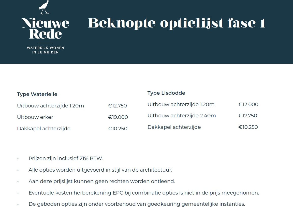 Te Koop: Foto Woonhuis aan de Waterlelie 1 in Leimuiden