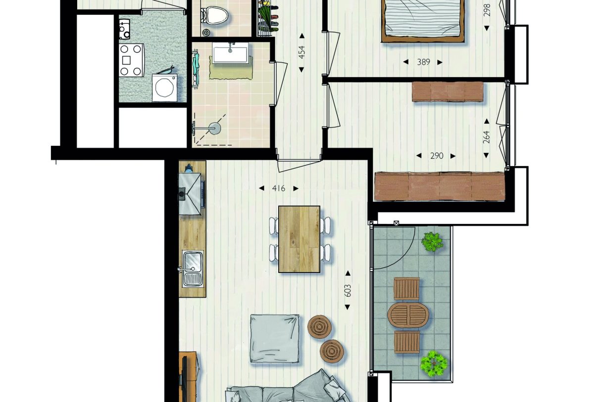 Te Koop: Foto Appartement aan de Pakhuis-West 6.04 in Tilburg
