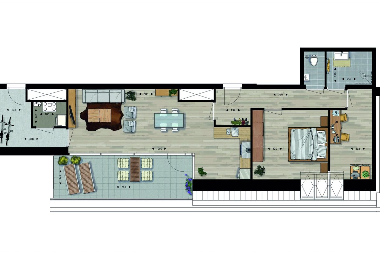 Te Koop: Foto Appartement aan de Pakhuis-West Type H 9.02 in Tilburg