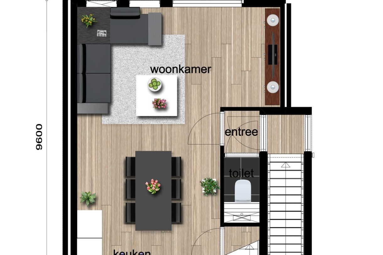 Te Koop: Foto Appartement aan de Type E-11 hoekwoning in Beilen