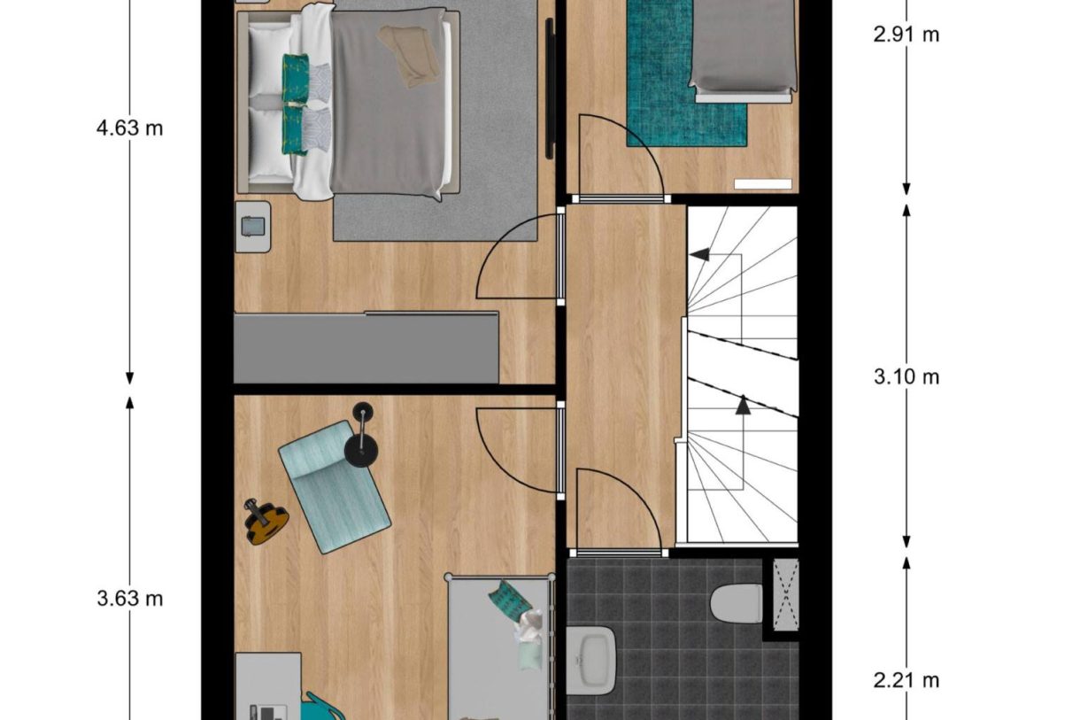 Te Koop: Foto Woonhuis aan de Tussenwoning 14 in Zutphen