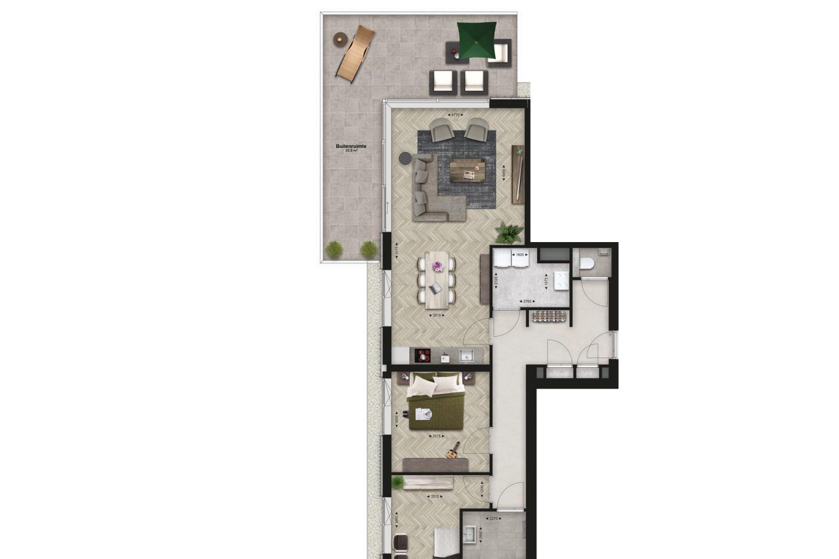 Te Koop: Foto Appartement aan de Fallingwater - Allure 45 in Lent