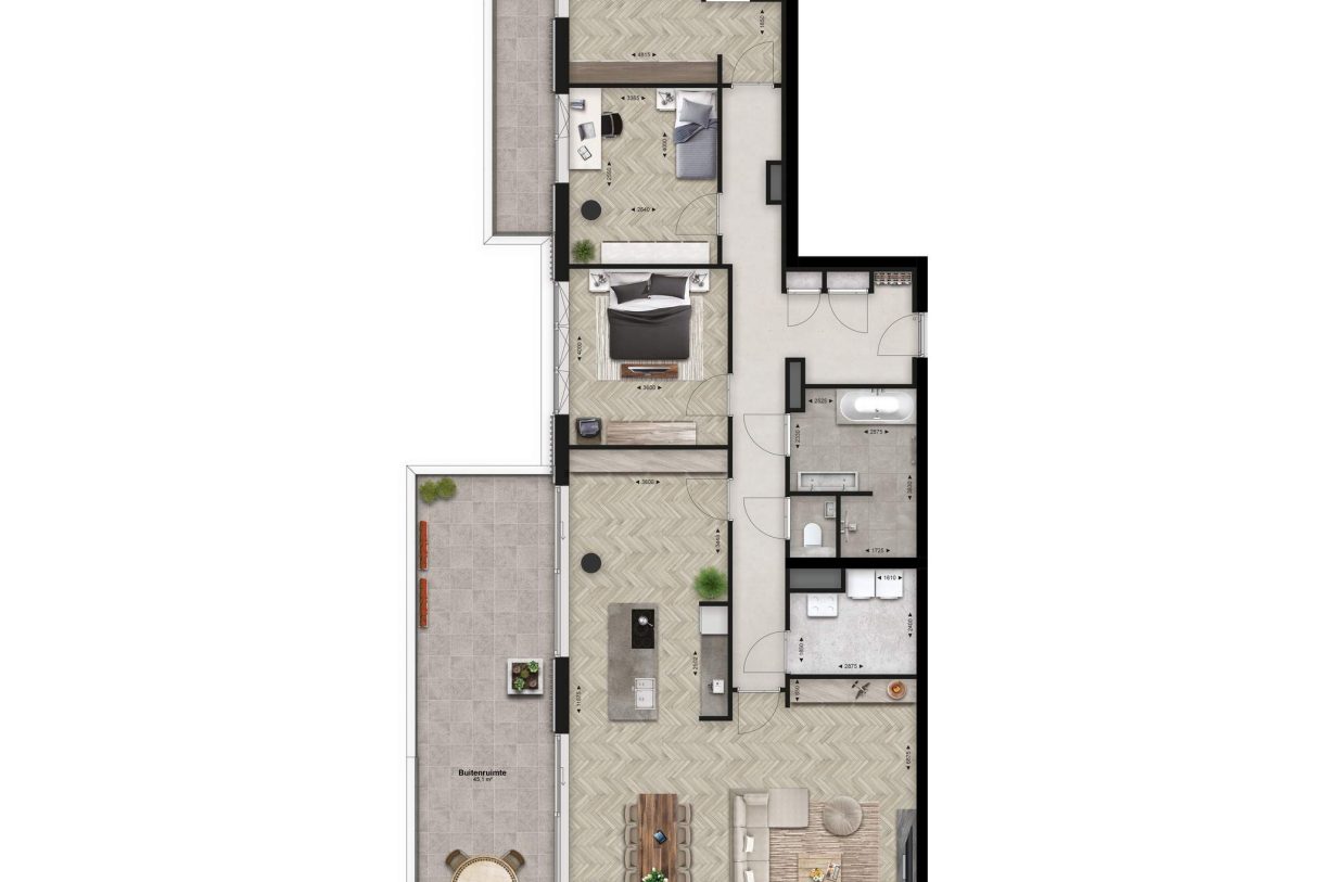 Te Koop: Foto Appartement aan de Fallingwater - Penthouse 61 in Lent