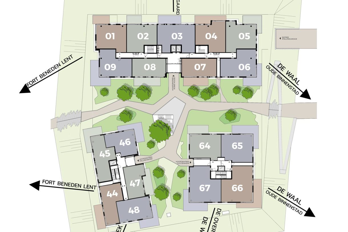 Te Koop: Foto Appartement aan de Fallingwater - Penthouse 63 in Lent