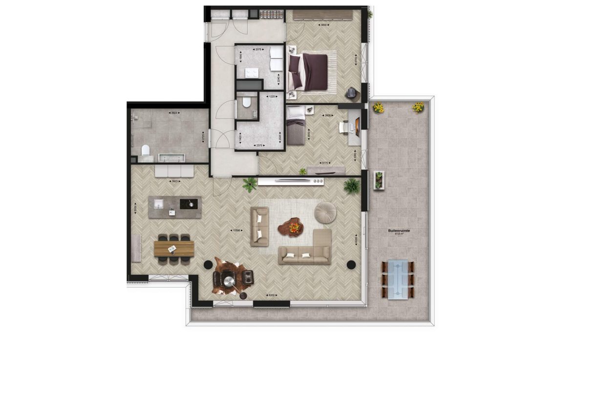 Te Koop: Foto Appartement aan de Guggenheim - Excellent 70 in Lent