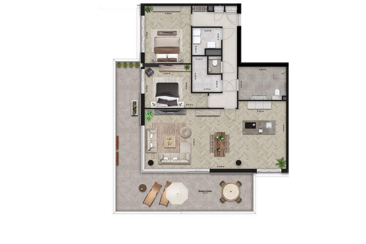 Te Koop: Foto Appartement aan de Guggenheim - Excellent 71 in Lent