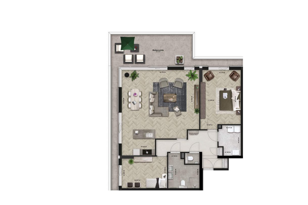 Te Koop: Foto Appartement aan de Guggenheim - Luxe 72 in Lent