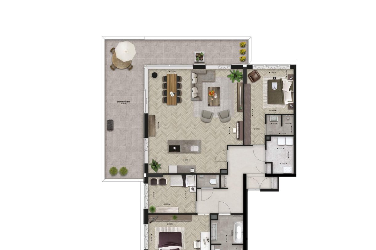 Te Koop: Foto Appartement aan de Guggenheim - Penthouse 76 in Lent