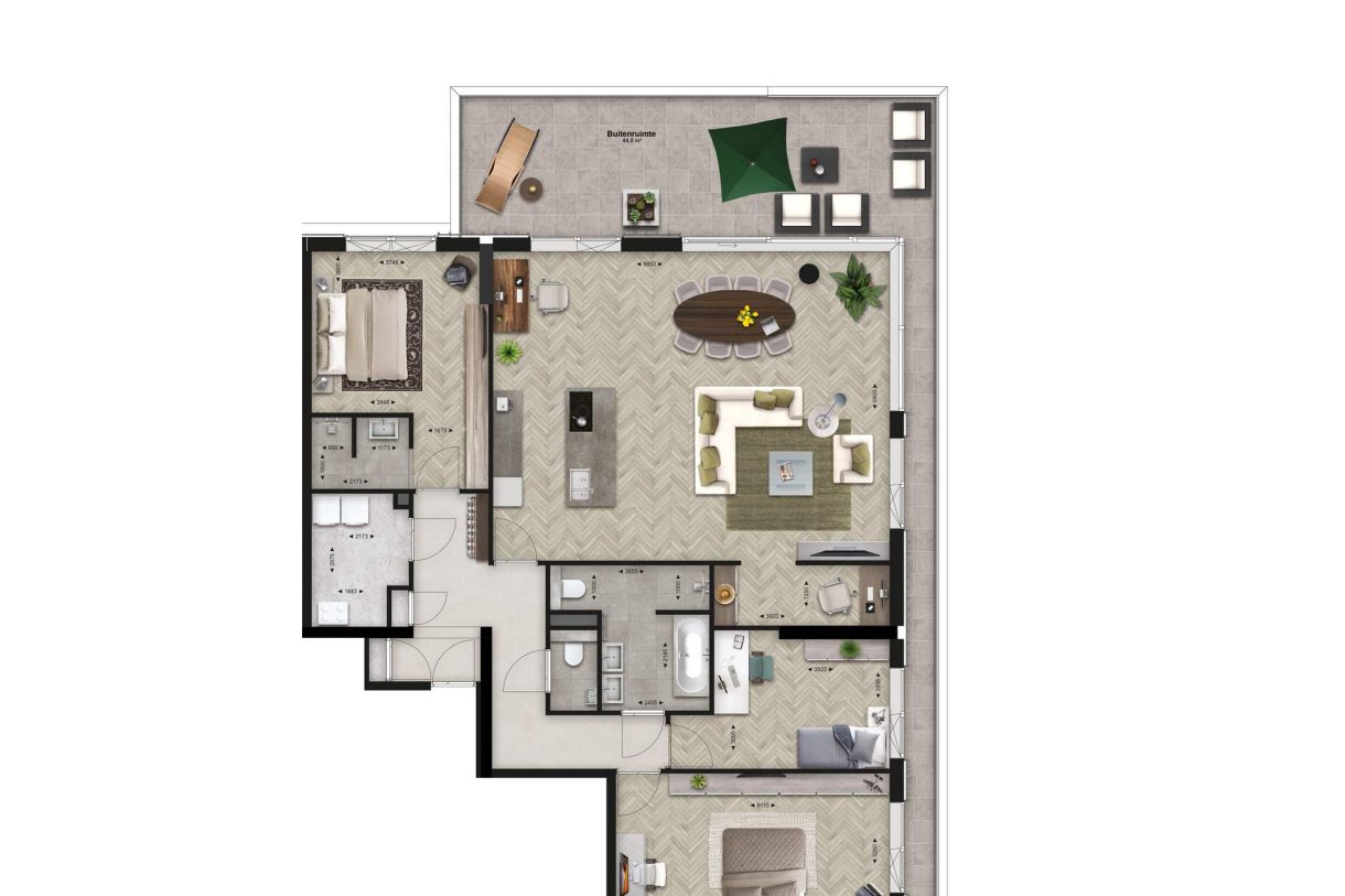 Te Koop: Foto Appartement aan de Guggenheim - Penthouse 77 in Lent