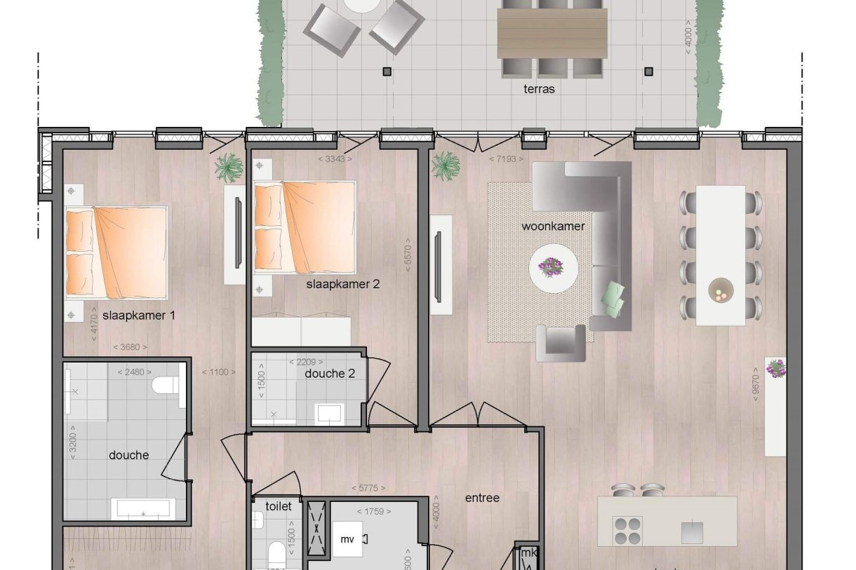 Te Koop: Foto Appartement aan de Begane grond ruim appartement met terras in Molenhoek