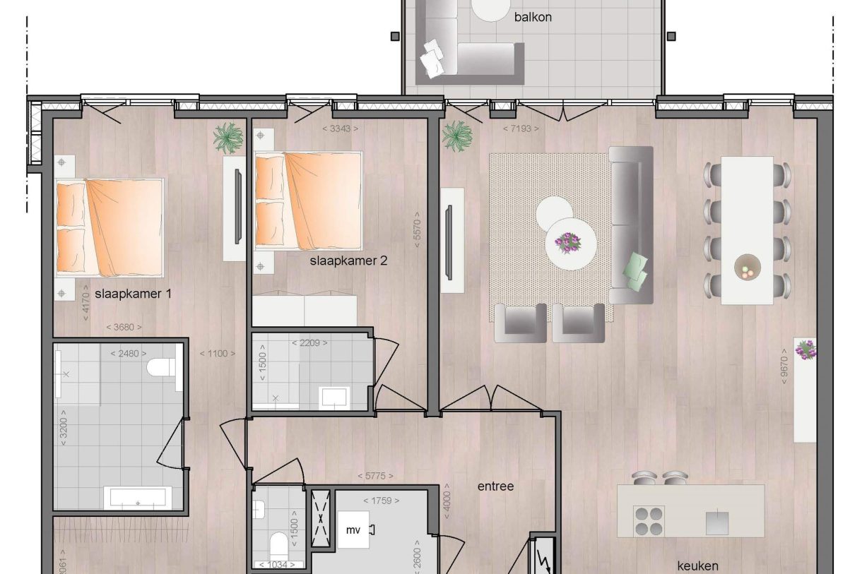 Te Koop: Foto Appartement aan de 1e verdieping appartement met balkon 10 in Molenhoek