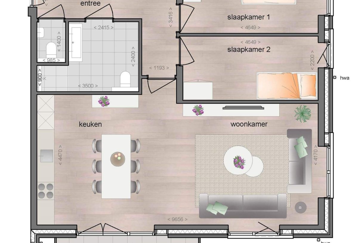 Te Koop: Foto Appartement aan de 1e verdieping appartement met balkon 12 in Molenhoek