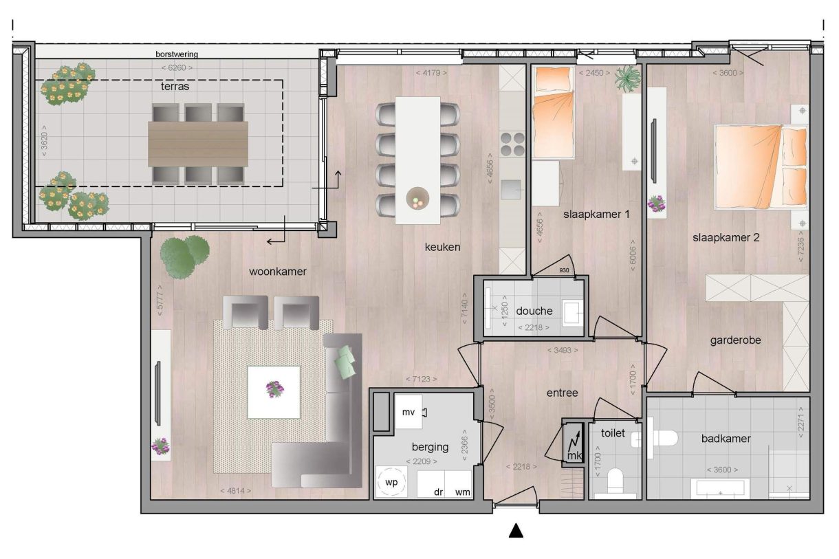 Te Koop: Foto Appartement aan de Tweede verdieping Penthouse 15 in Molenhoek