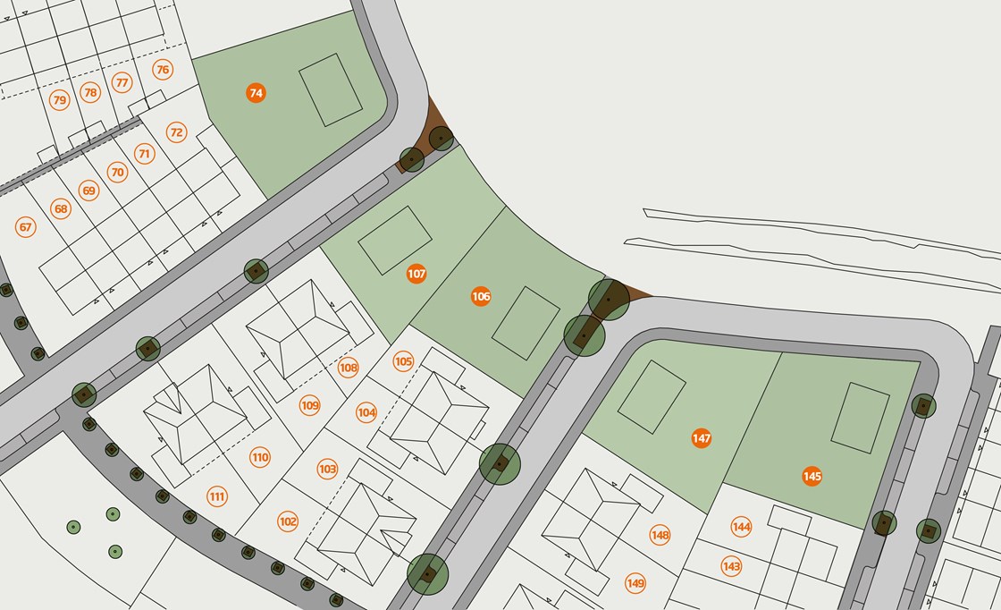 Te Koop: Foto Bouwgrond aan de Bouwkavels Fase 6B 107 in Doetinchem