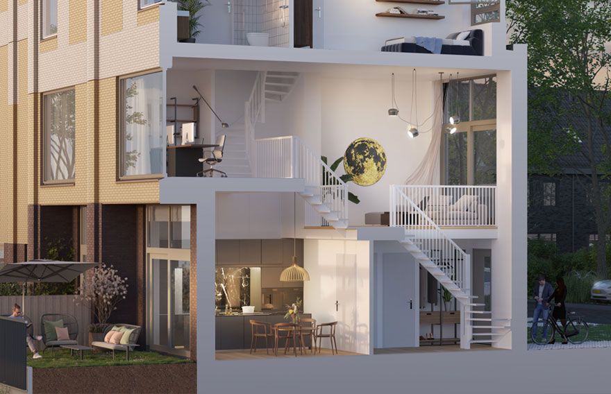 Te Koop: Foto Woonhuis aan de Split-level 134 in Vlaardingen