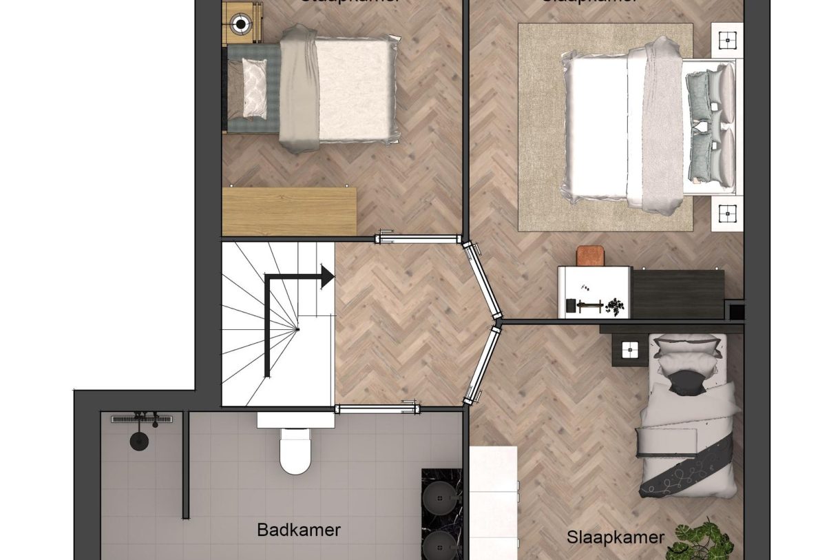 Te Koop: Foto Woonhuis aan de Tussenwoningen 2 in Aarlanderveen