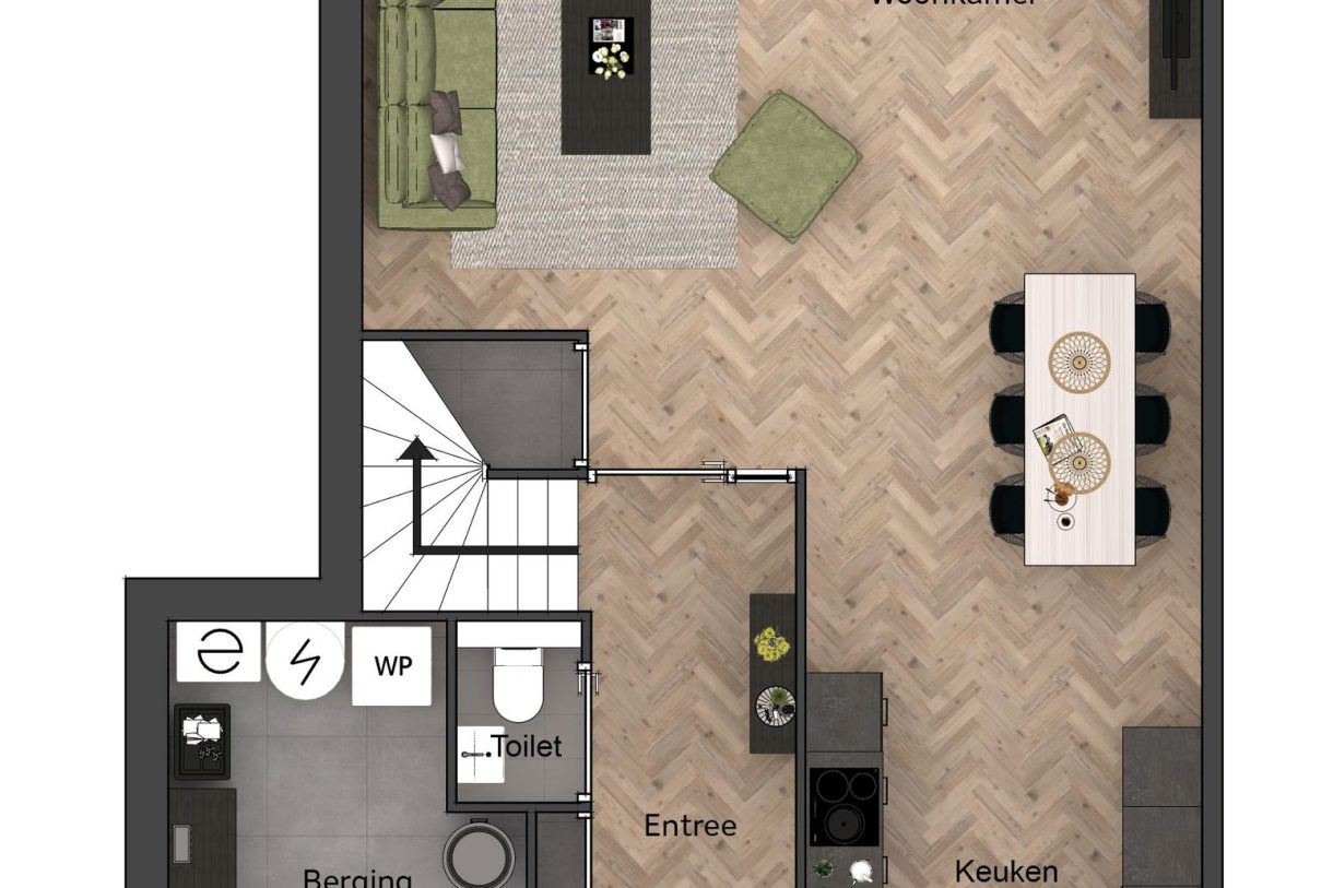 Te Koop: Foto Woonhuis aan de Tussenwoningen 3 in Aarlanderveen