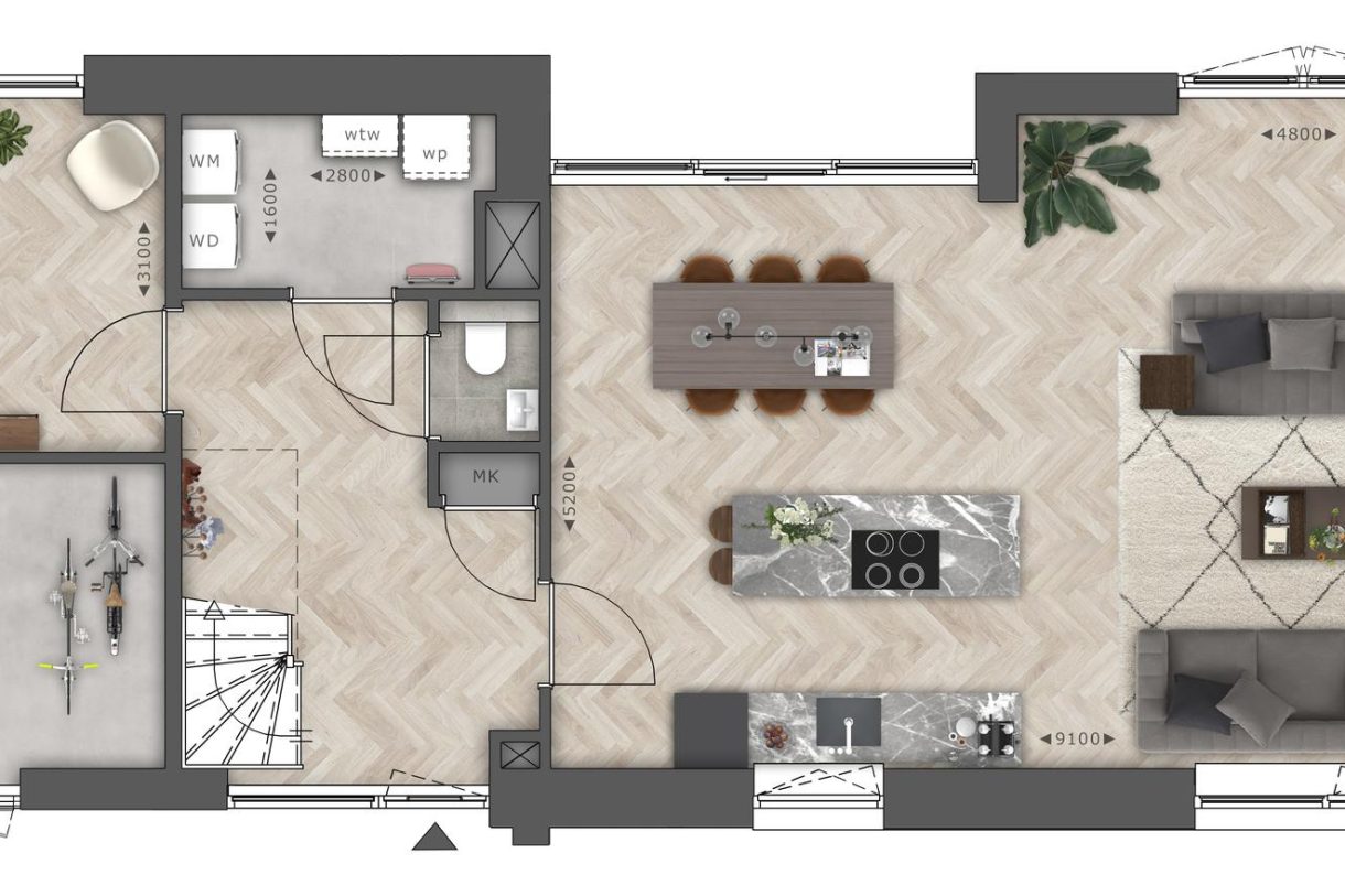 Te Koop: Foto Woonhuis aan de Windjammer 1 in Leimuiden