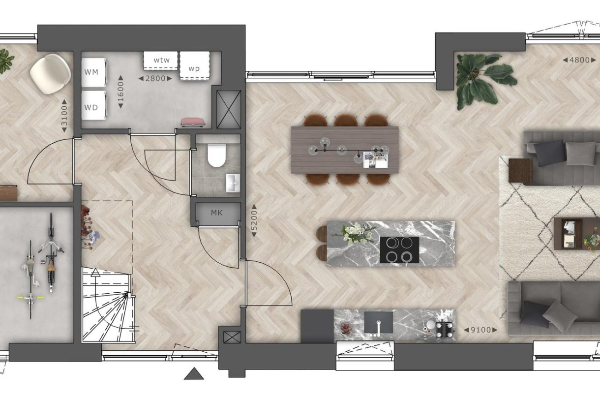 Te Koop: Foto Woonhuis aan de Windjammer 4 in Leimuiden