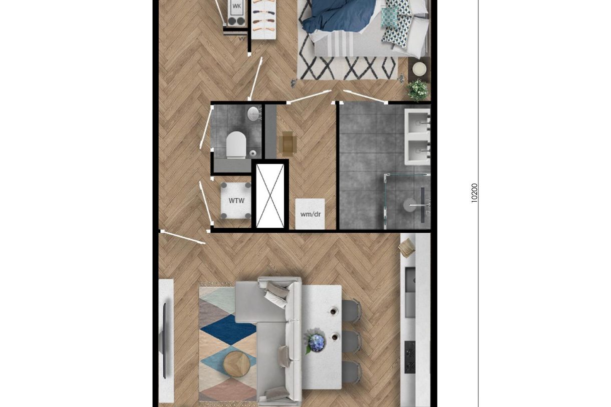 Te Koop: Foto Appartement aan de BKZ appartement in Zaandam