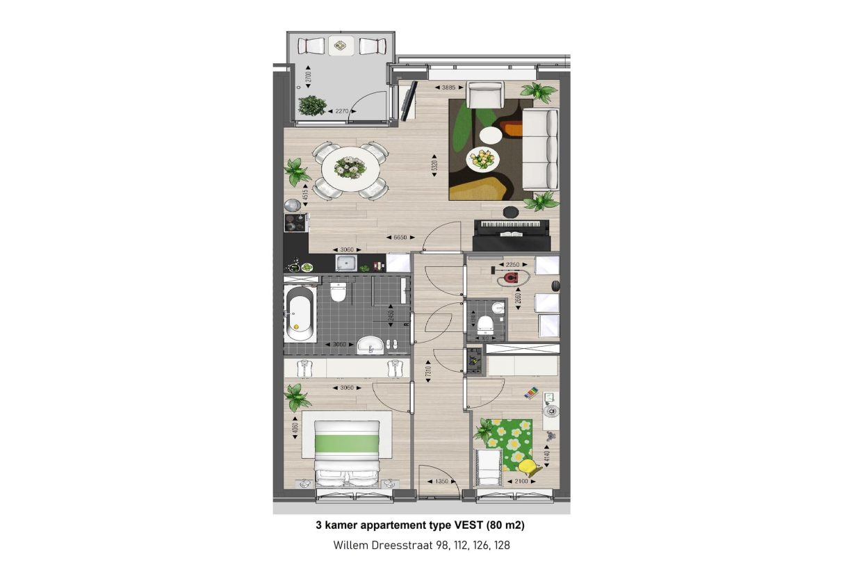 Te Huur: Foto Appartement aan de Willem dreesstraat 128 in Alphen aan den Rijn