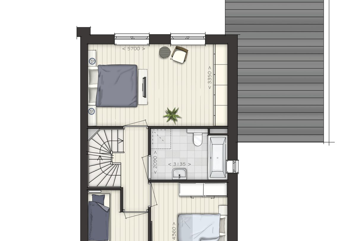 Te Koop: Foto Woonhuis aan de Huurlingsedam fase 3B 1 type D 20 in Wijchen