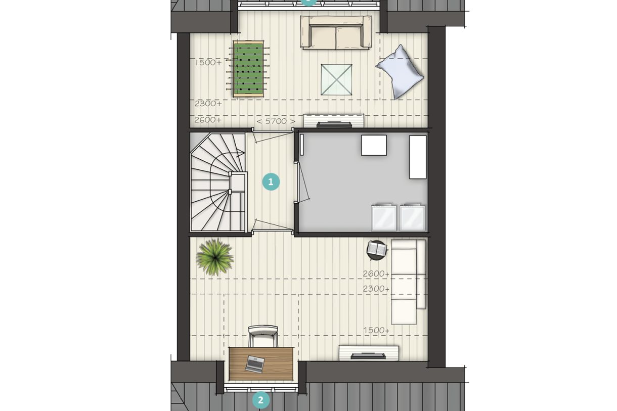 Te Koop: Foto Woonhuis aan de Huurlingsedam fase 3B 1 type D 20 in Wijchen