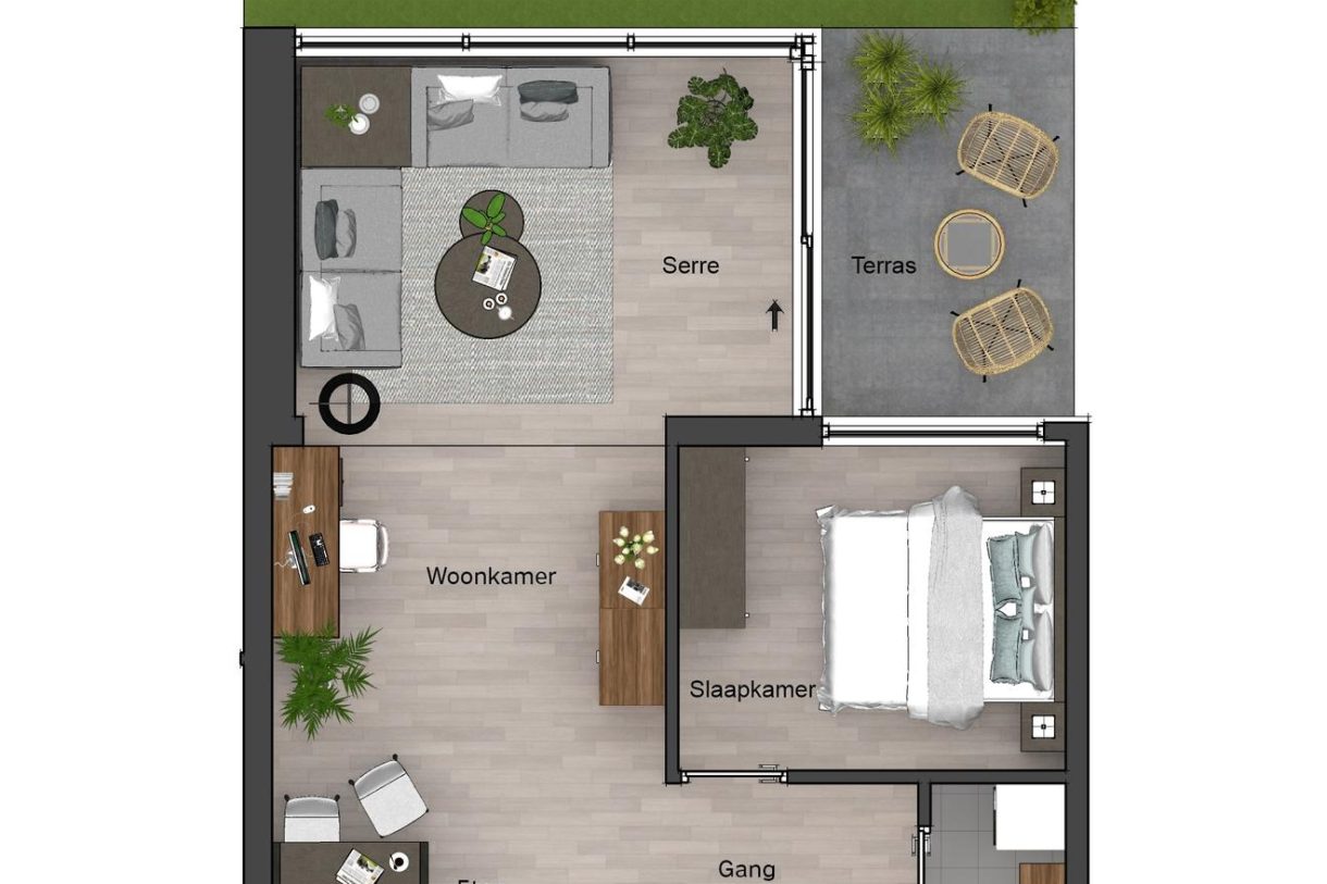 Te Koop: Foto Appartement aan de Abdij 3 in Nieuwkoop