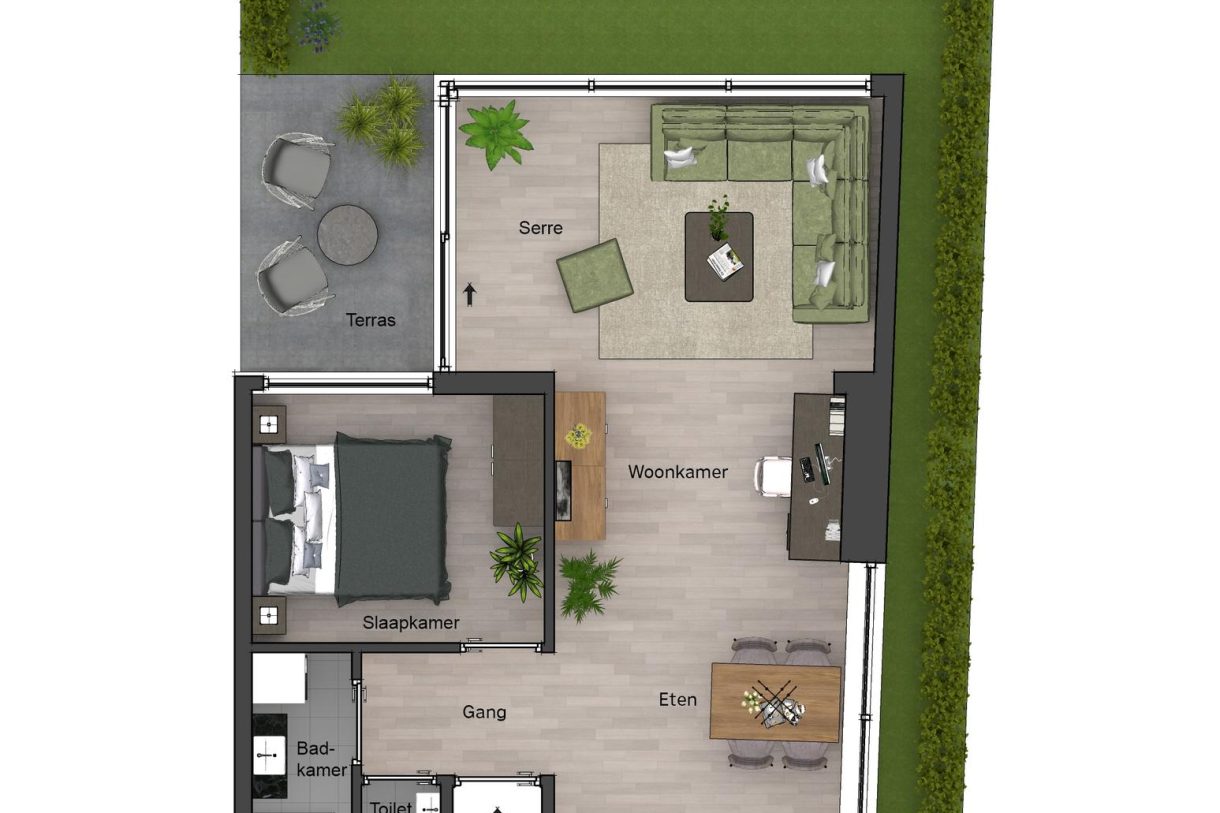 Te Koop: Foto Appartement aan de Abdij 4 in Nieuwkoop