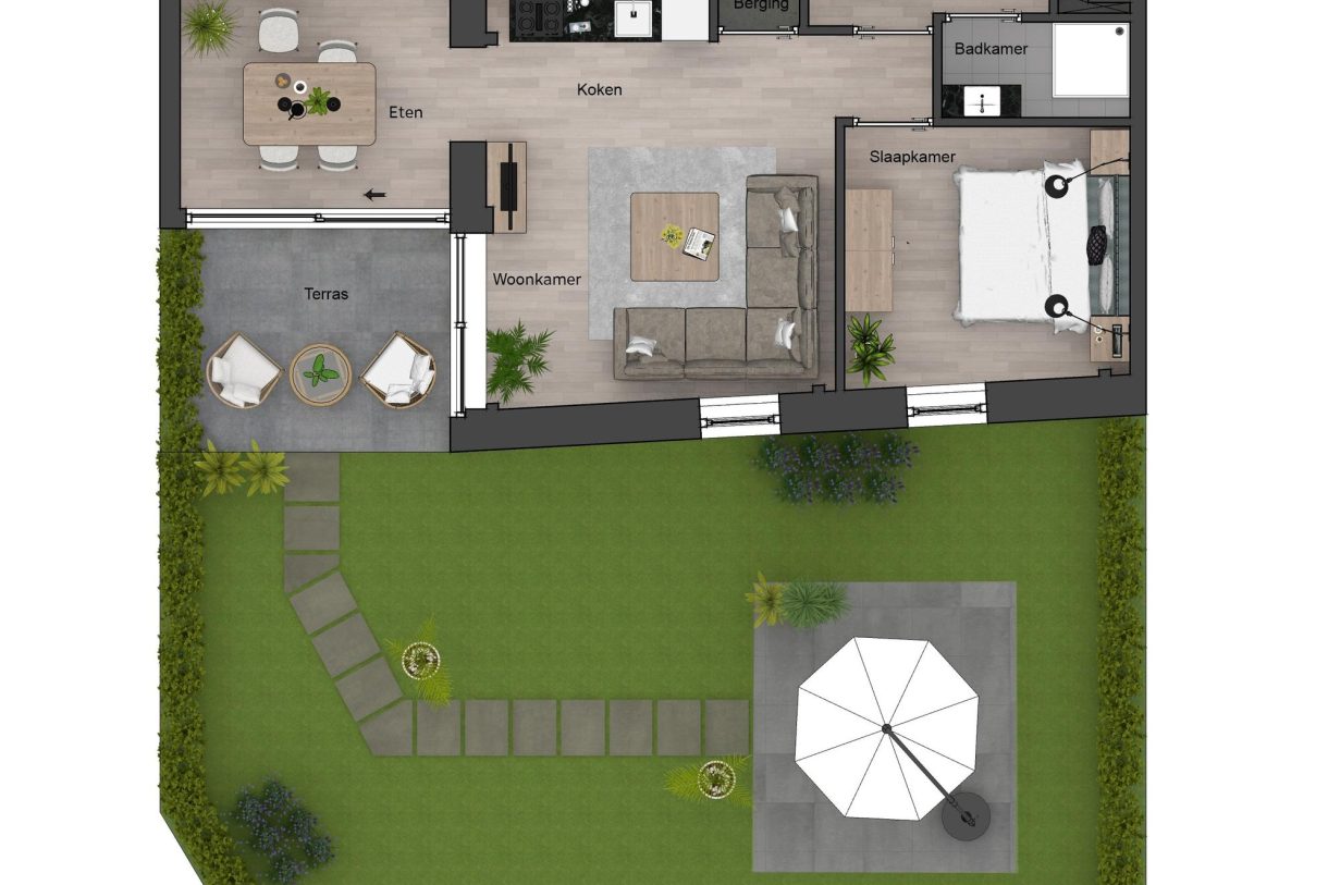 Te Koop: Foto Appartement aan de Abdij 6 in Nieuwkoop