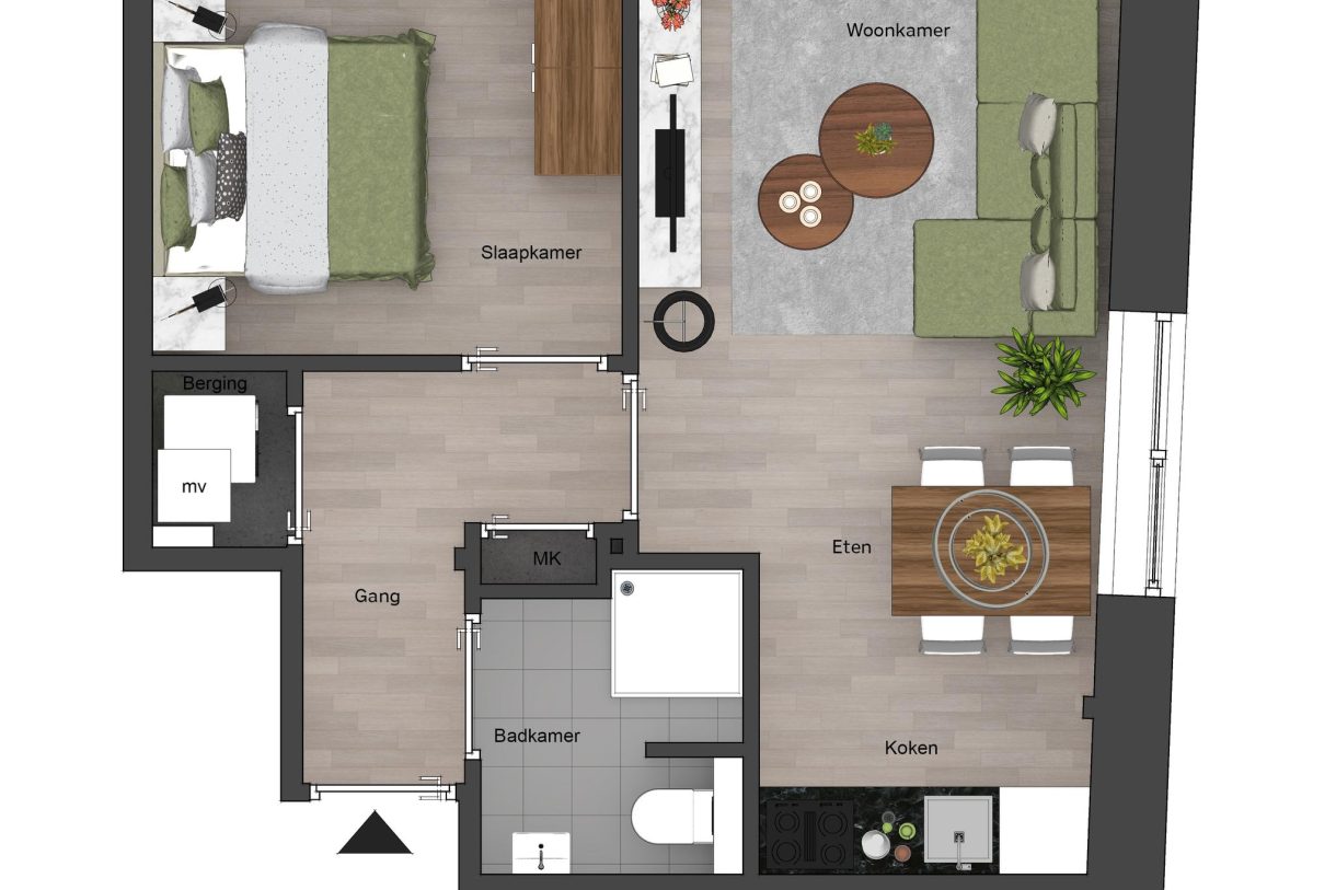 Te Koop: Foto Appartement aan de Portiek 12 in Nieuwkoop