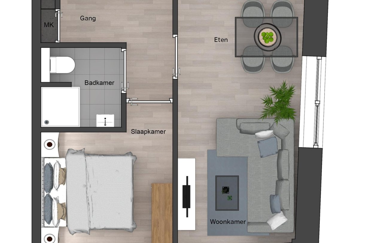 Te Koop: Foto Appartement aan de Portiek 13 in Nieuwkoop