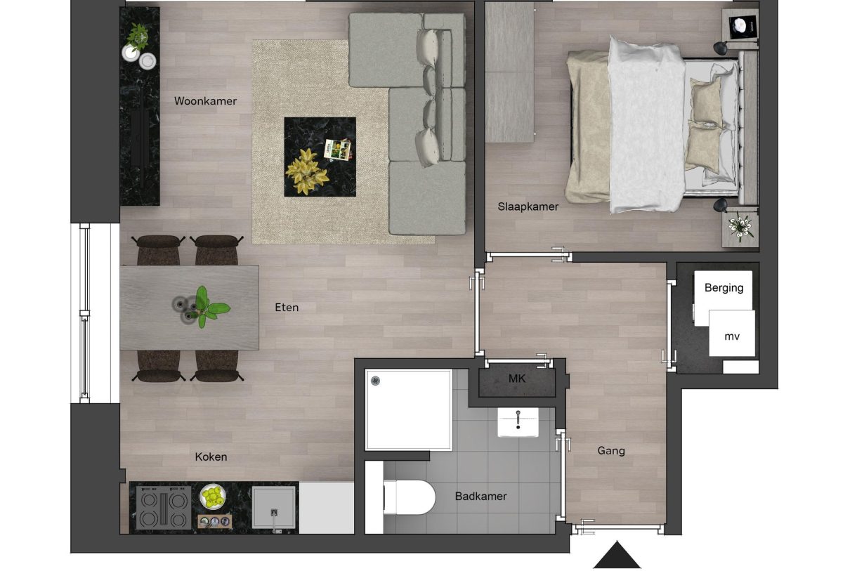 Te Koop: Foto Appartement aan de Portiek 15 in Nieuwkoop