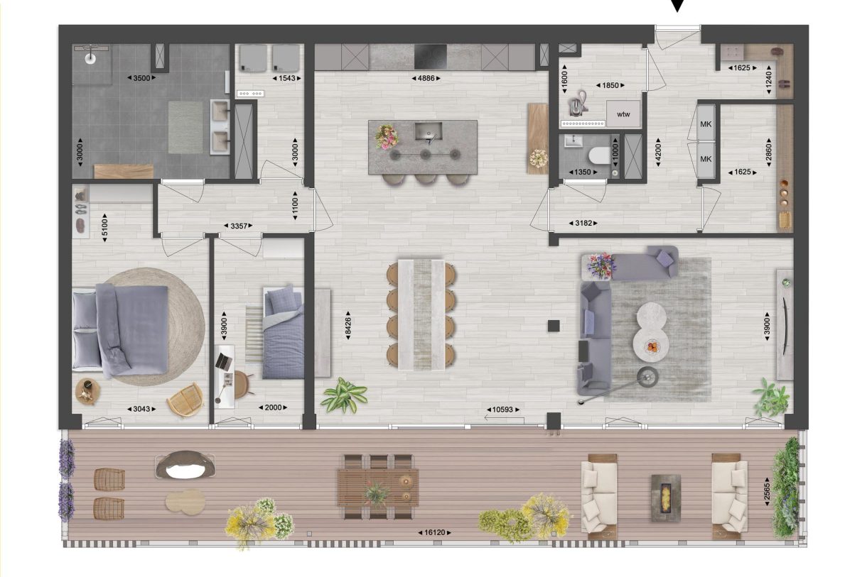 Te Koop: Foto Appartement aan de Kops Kwartier - Gebouw B - Calluna H 2 in Nijmegen