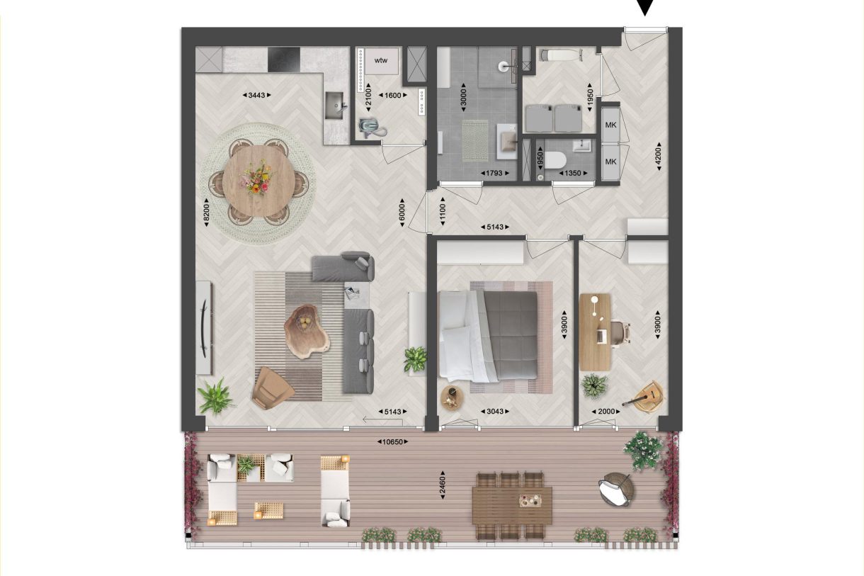 Te Koop: Foto Appartement aan de Kops Kwartier - Gebouw B - Rubia A 6 in Nijmegen