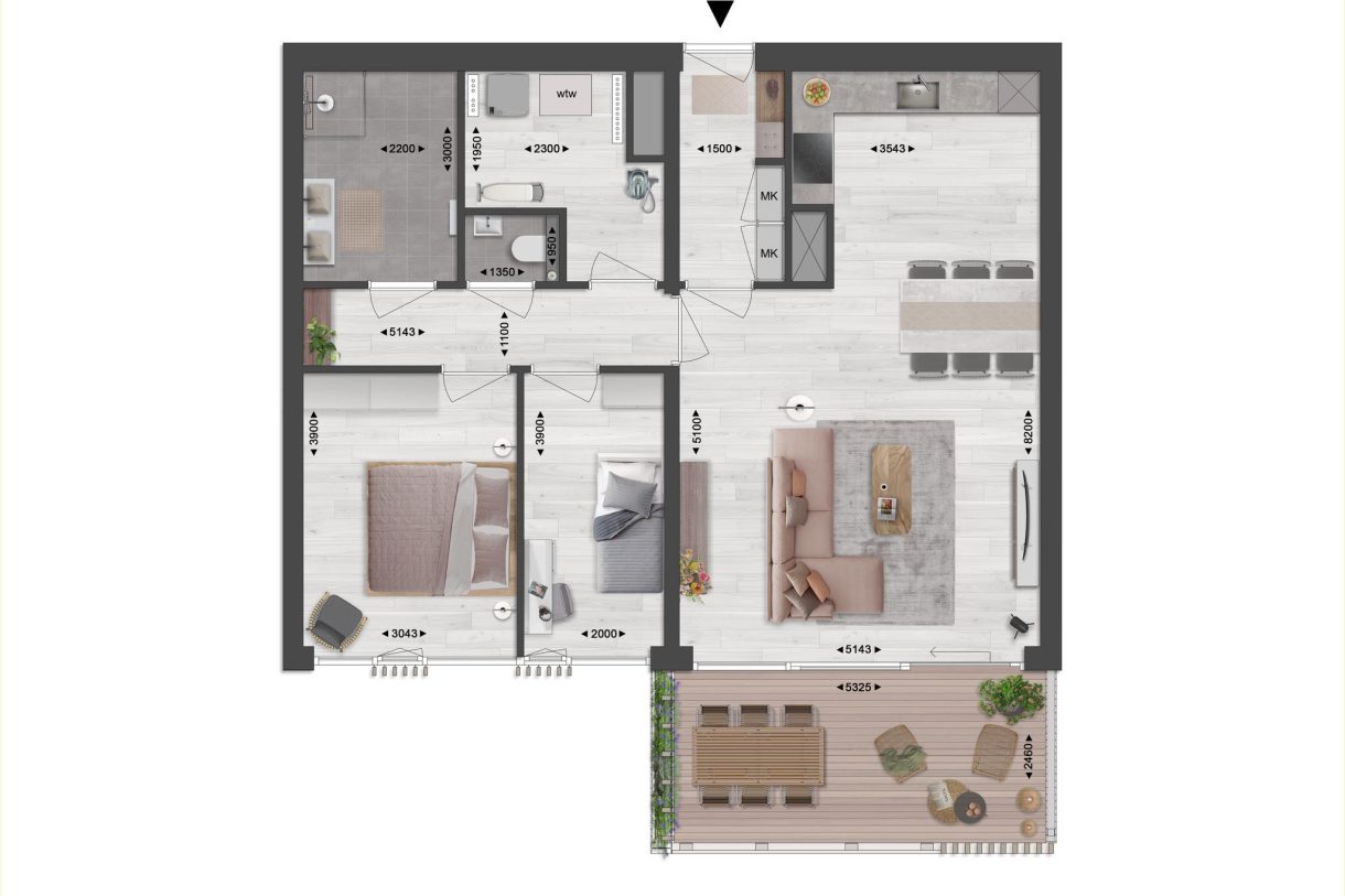 Te Koop: Foto Appartement aan de Kops Kwartier - Gebouw B - Rubia D 8 in Nijmegen