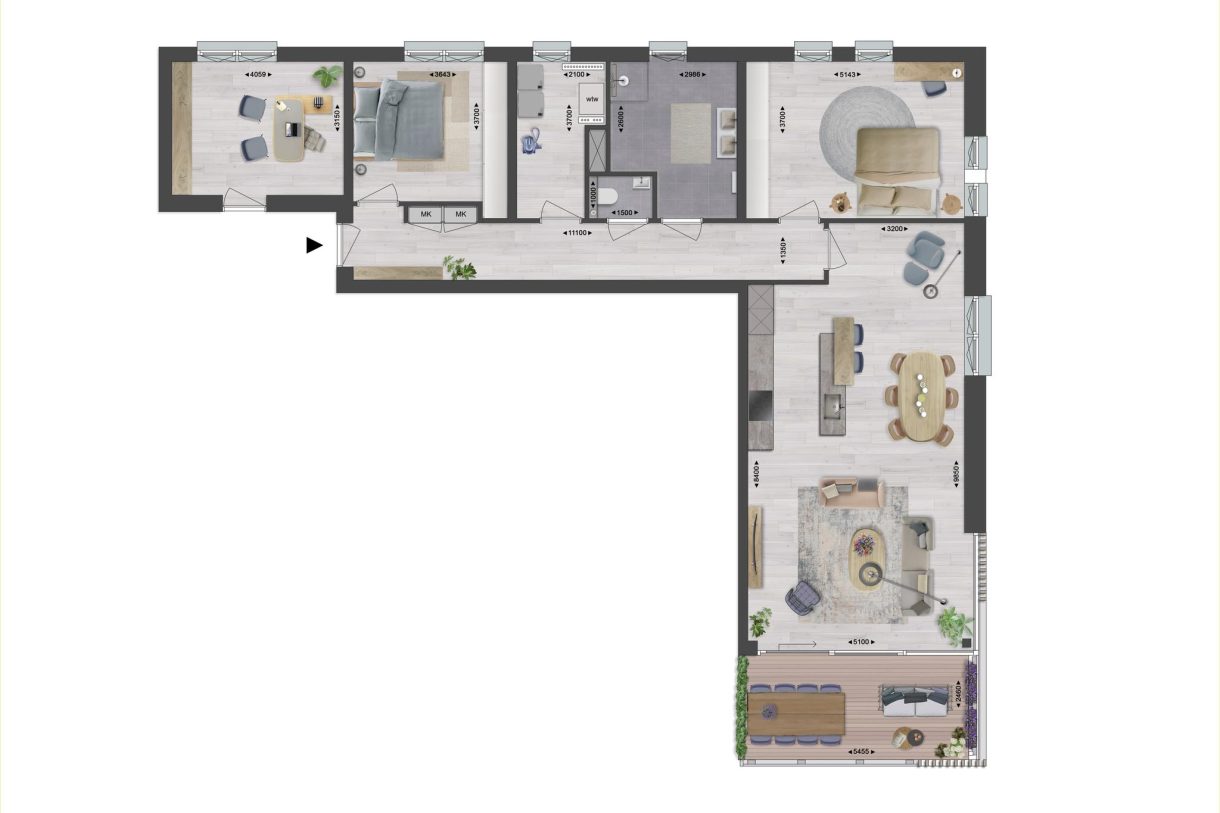 Te Koop: Foto Appartement aan de Kops Kwartier - Gebouw B - Quercus K 10 in Nijmegen