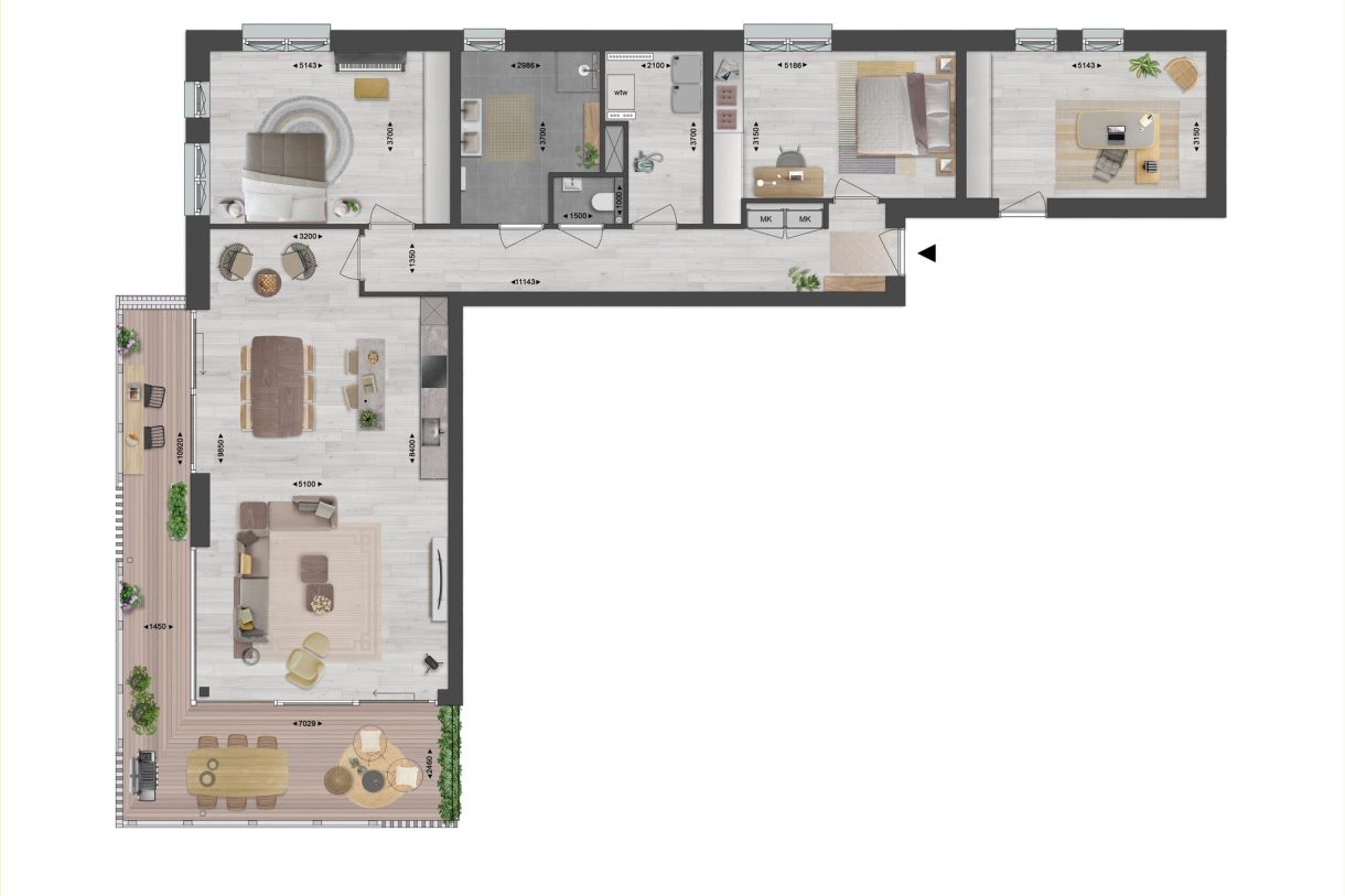 Te Koop: Foto Appartement aan de Kops Kwartier - Gebouw B - Quercus J 11 in Nijmegen