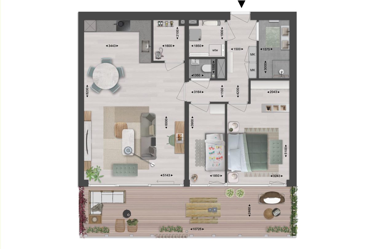 Te Koop: Foto Appartement aan de Kops Kwartier - Gebouw B - Rubia B 13 in Nijmegen