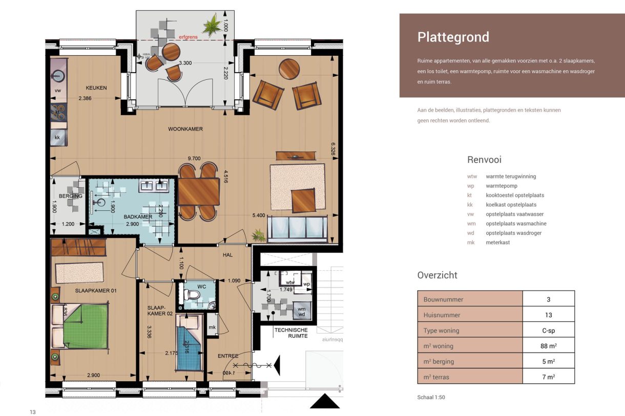 Te Koop: Foto Appartement aan de Appartement begane grond type C of C-sp 3 in Zeeland